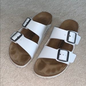 white birkenstocks